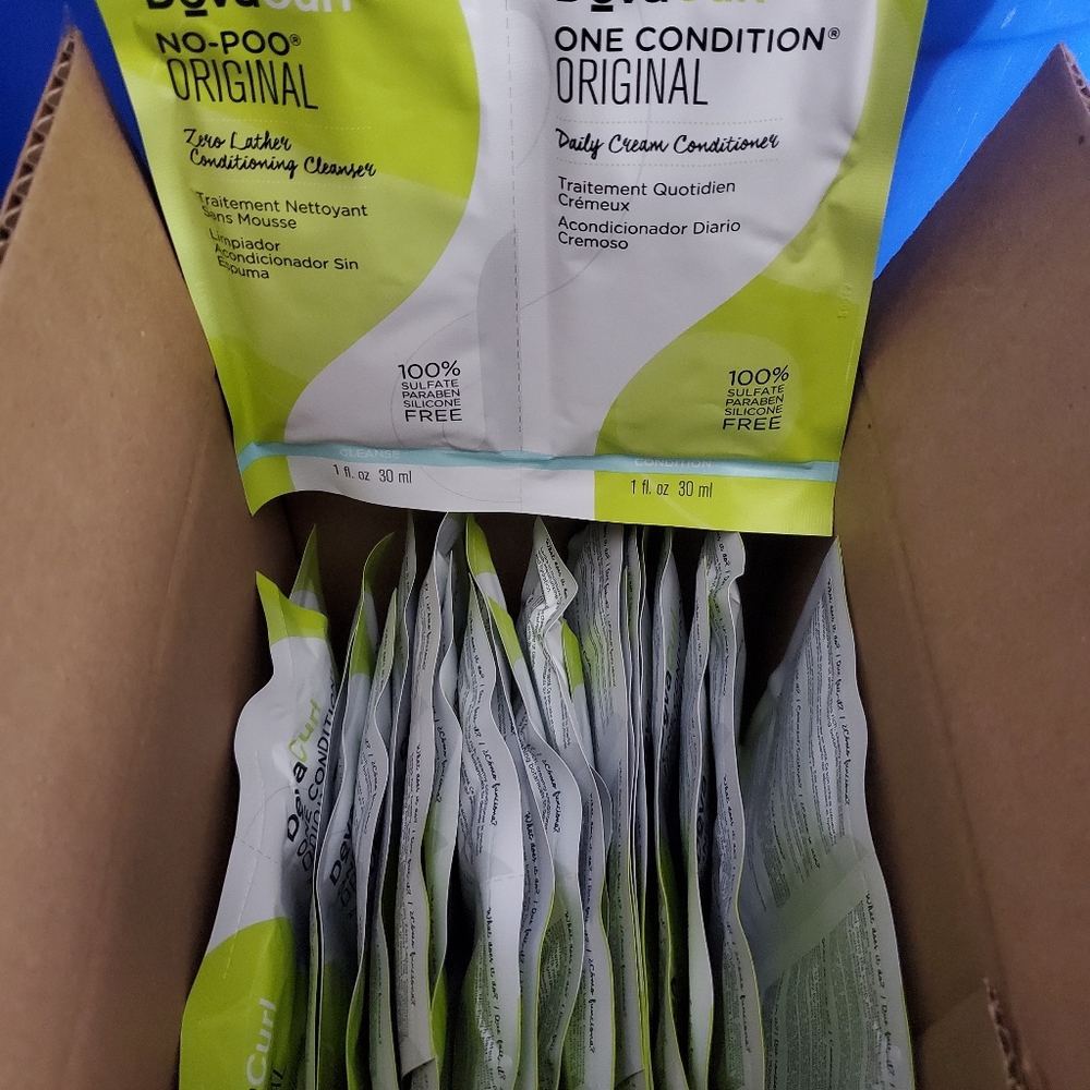 25/1oz DevaCurl nopoo/onecondit travel packs